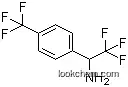 Molecular Structure of 158388-49-9 (2,2,2-TRIFLUORO-1-(4-TRIFLUOROMETHYL-PHENYL)-ETHYLAMINE)